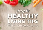 healthy living tips daily